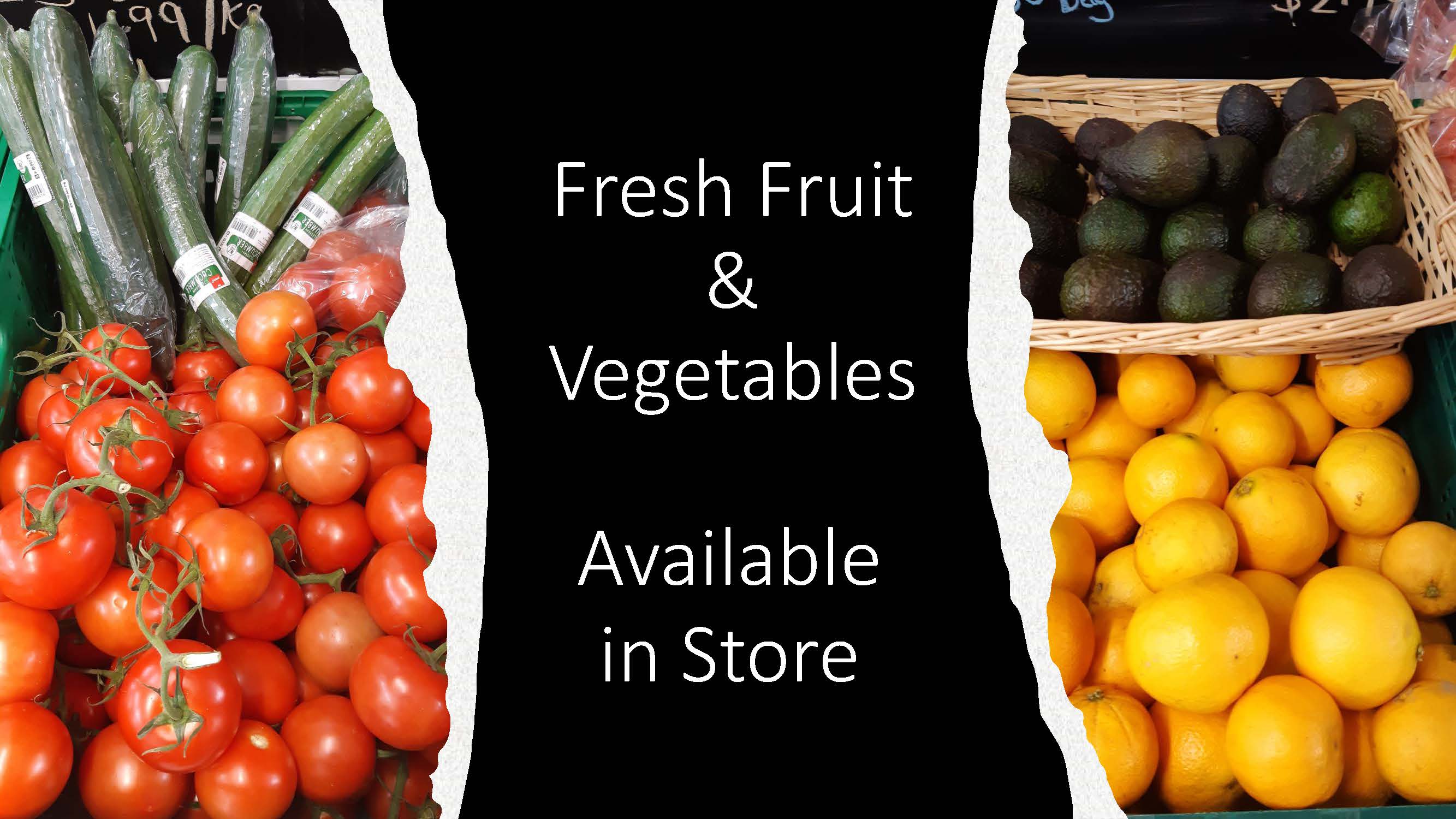 Fresh Fruit Vegetables